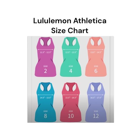 Lululemon Cool Racerback Tank Top Gray Stripe Size 6 Womens - Picture 6 of 8